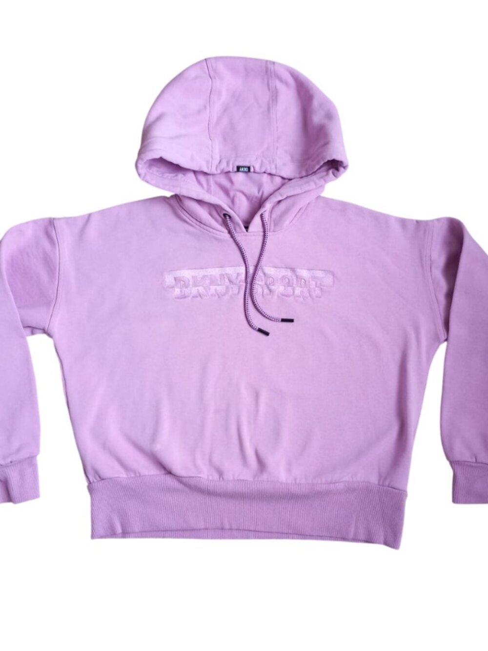 DKNY Sport Lavender Embossed Logo Hoodie S